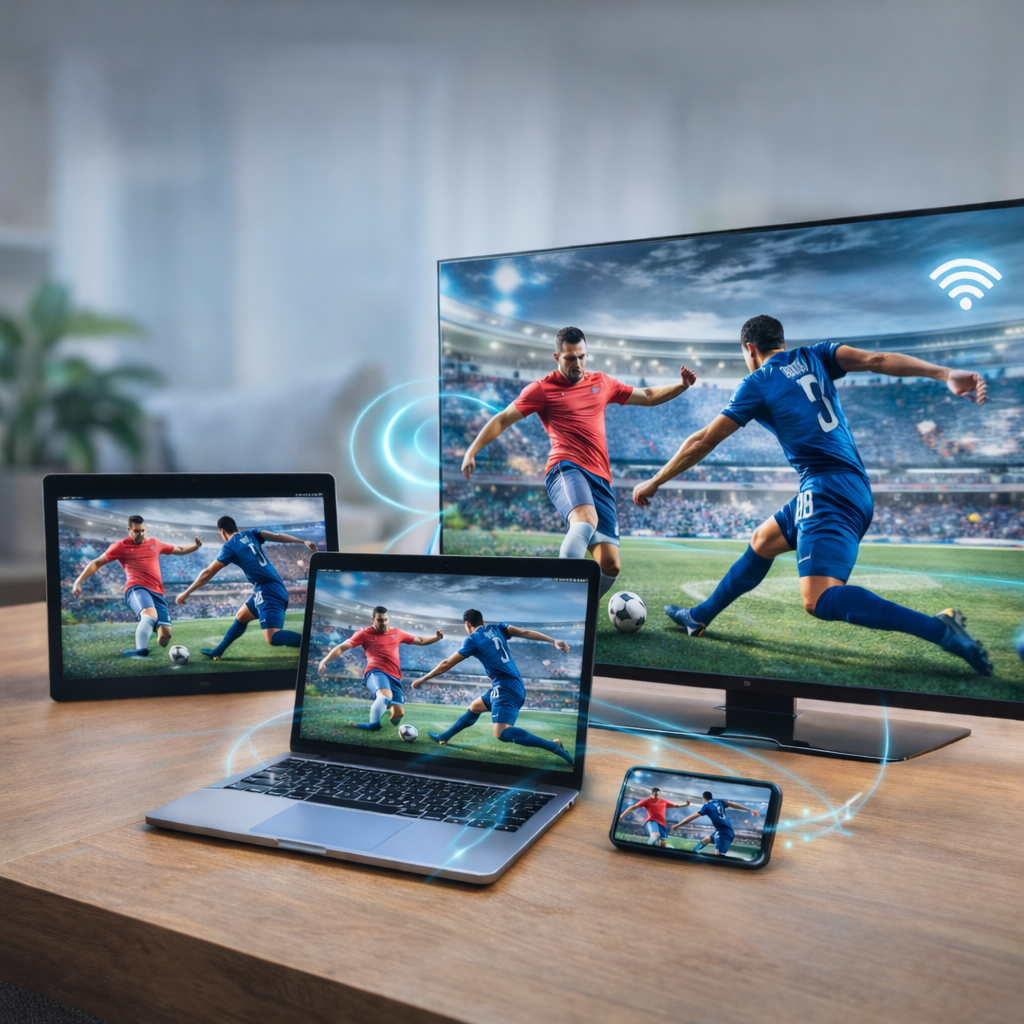 Sledování televize na všech zařízeních přes internet